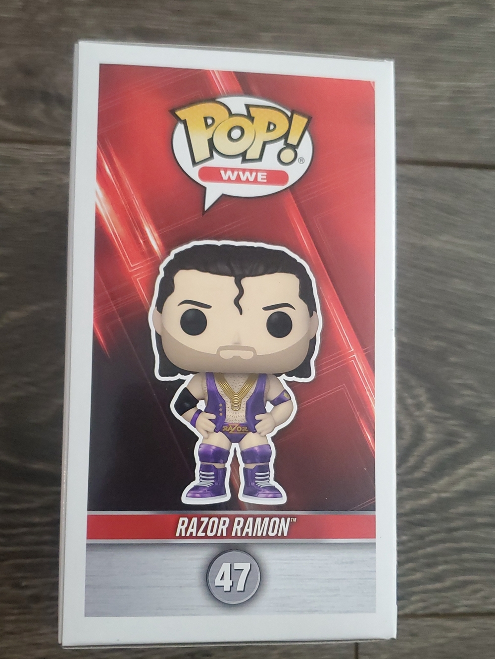 WWE Razor Ramon #47 Funko Pop EB Exclusive - Picture 3 of 5